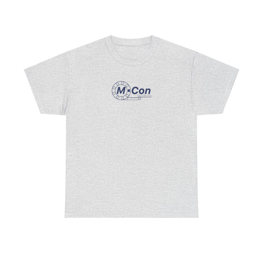 Ash M-Con shirt with blueprint sketch on back